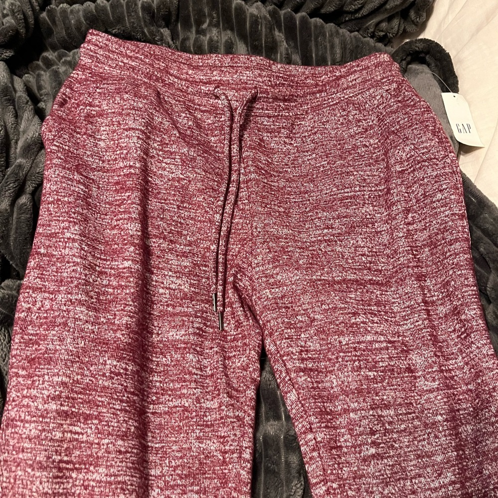 GAP Red Sweatpants Cozy Joggers